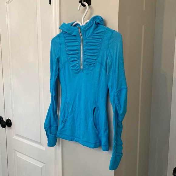 Lululemon Blue Quarter Zip Longsleeve - Picture 2 of 7